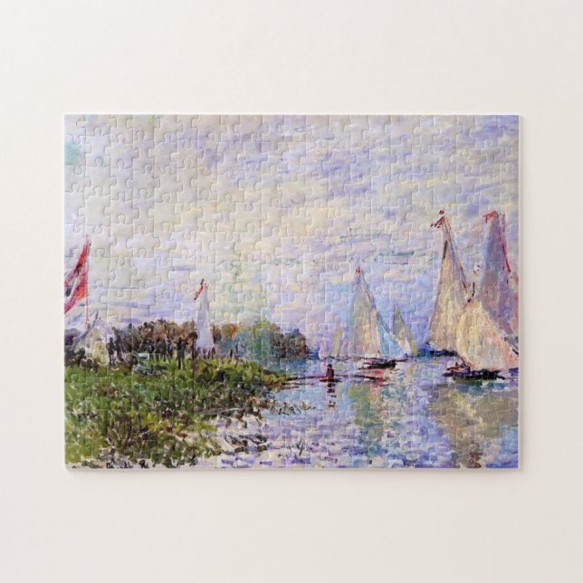 Regatta at Argenteuil Monet Fine Art (Horizontal)