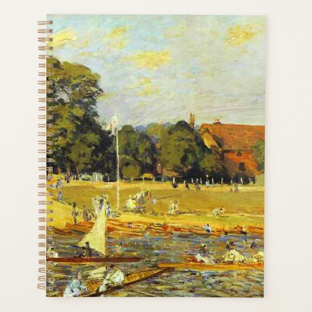 Regatta at Hampton Court Alfred Sisley Poster (Devant)