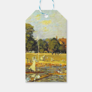 Regatta bei Hampton Court Alfred Sisley Poster Geschenkanhänger