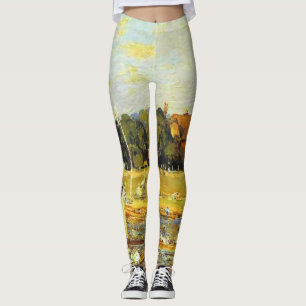 Regatta bei Hampton Court Alfred Sisley Poster Leggings
