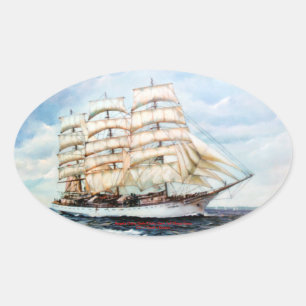 Regatta Cutty Sark/Cutty Sark Tall Ships' Race Ovaler Aufkleber