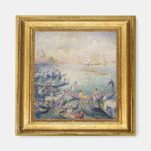 Regatta im Venedig-Grafik-Magneten Magnet