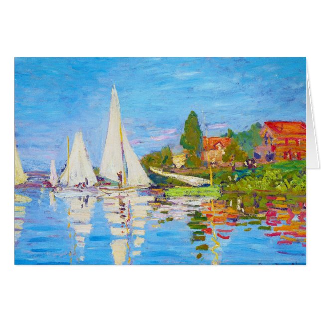 Regatta in Argenteuil Claude Monet (Vorderseite (Horizontal))