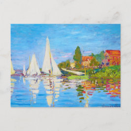 Regatta in Argenteuil Claude Monet Postkarte