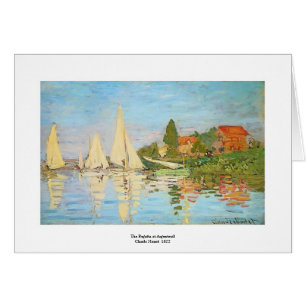 Regatta in Argenteuil durch Claude Monet