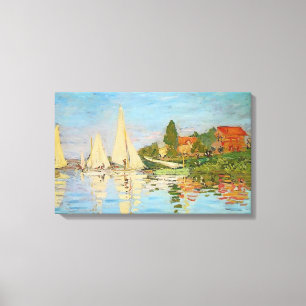 Regatta in Argenteuil durch Claude Monet Leinwanddruck