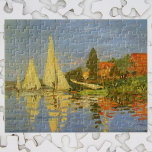 Regatta in Argenteuil von Claude Monet<br><div class="desc">Regatta von Claude Monet in Argenteuil (1872) ist ein Vintager Impressionismus, der ein nautisches Kunstmaler ist. Sie können die Reflektion der Segelboote im See Wasser sehen. Eine Seeseite mit einer Yacht oder einem Bootsrennen an einem sonnigen Sommertag. Über den Künstler: Claude Monet (1840-1926) war Gründer der französischen impressionistischen Malerei, wobei...</div>