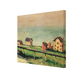 Regatta in Villerville bei Gustave Caillebotte Leinwanddruck