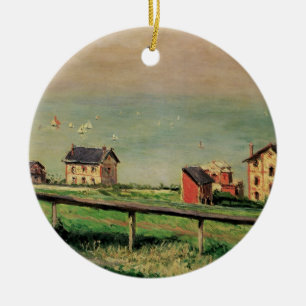 Regatta in Villerville von Gustave Caillebotte Keramikornament