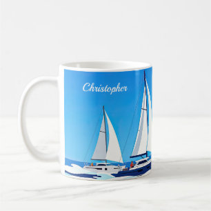 Regatta-Sieger bekommt alles Kaffeetasse