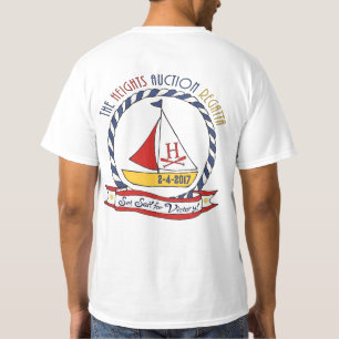 Regatta-T - Shirt der Männer Kurz-Sleeved weißer
