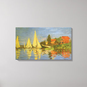 Regatta von Claude Monet in Argenteuil Leinwanddruck