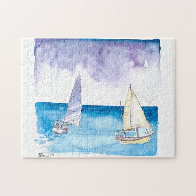 Regatta with Relief boats in Fresh Caribbean Breez (Horizontal)