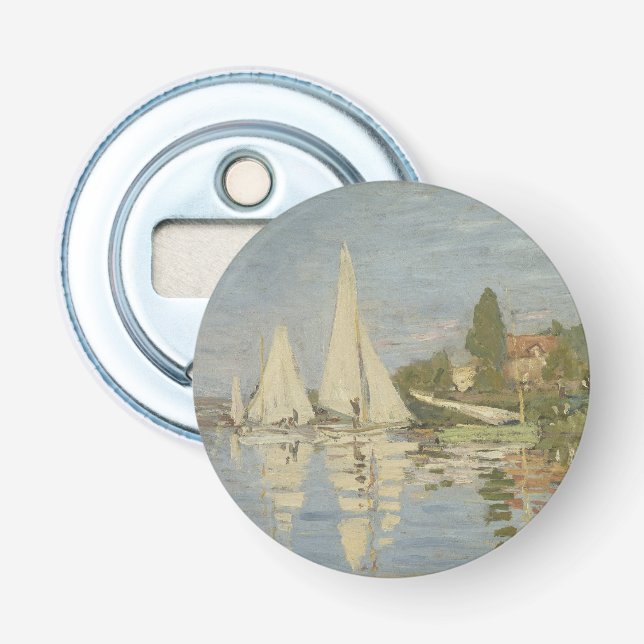 Regattas at Argenteuil, OIl Painting, Claude Monet Flaschenöffner (Vorderseite)