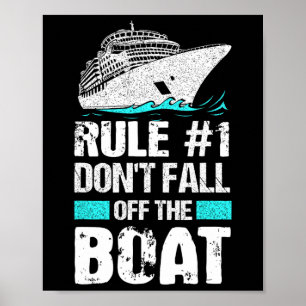 Regel #1 Nicht vom Vacati-Schiff abstürzen Poster