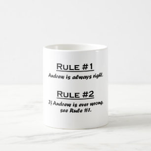 Regel Andrew Kaffeetasse