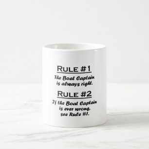 Regel-Boots-Kapitän Kaffeetasse