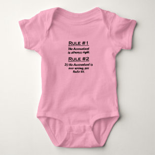 Regel-Buchhalter Baby Strampler