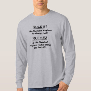 Regel-Chemieingenieur T-Shirt