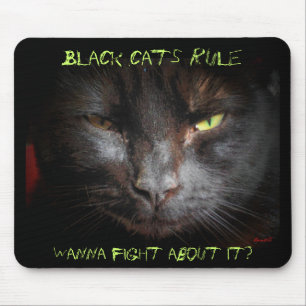 Regel der schwarzen Katzen Mousepad