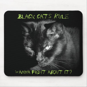 Regel der schwarzen Katzen. Wollen Sie, um über Mousepad