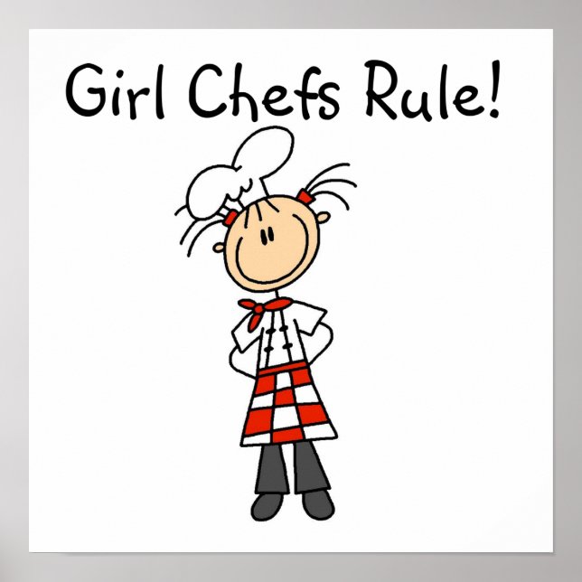 Regel für Girl-Koch Poster (Vorne)