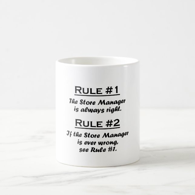 Regel-Geschäftsleiter Kaffeetasse (Mittel)