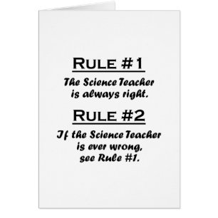 Regel-Lehrer für Wissenschaft