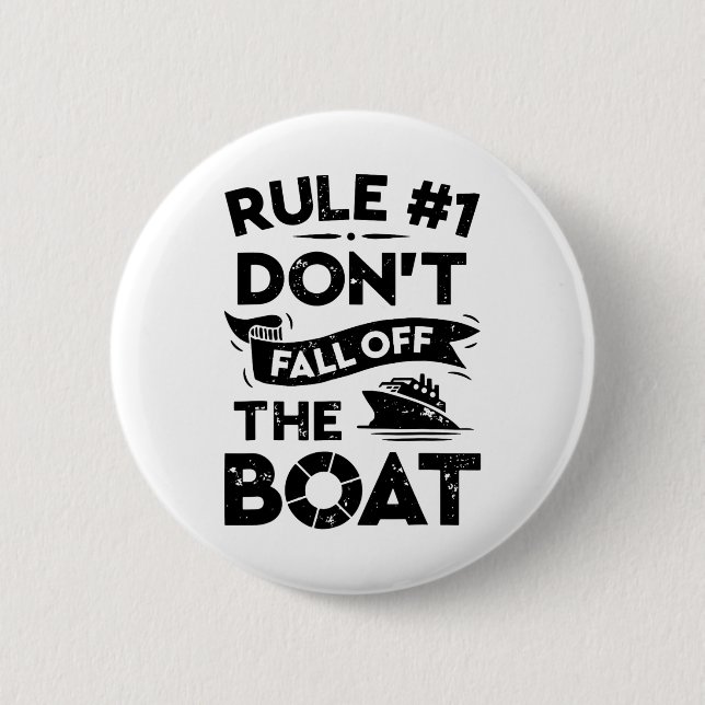 Regel Nummer 1 Nicht vom Schiff abstürzen C Button (Vorderseite)