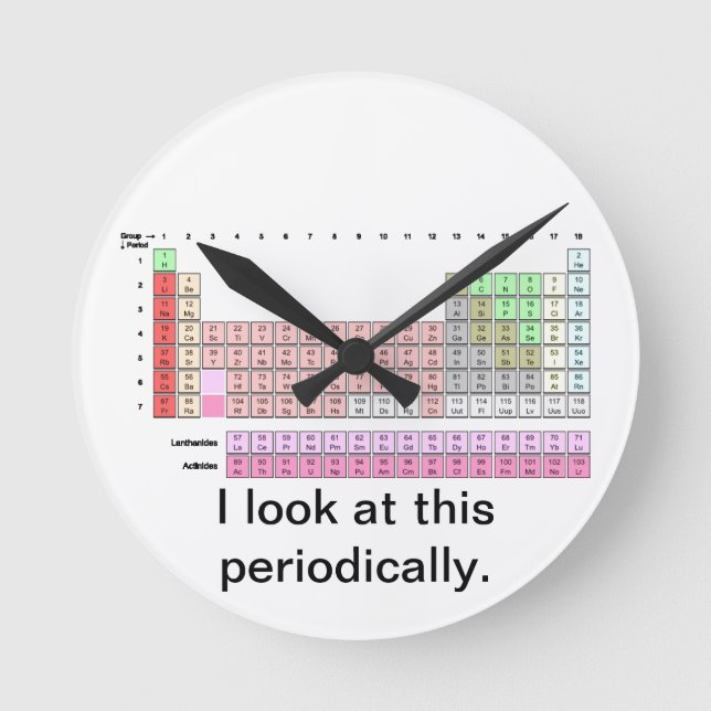 Regelmäßig Runde Wanduhr (Vorderseite)