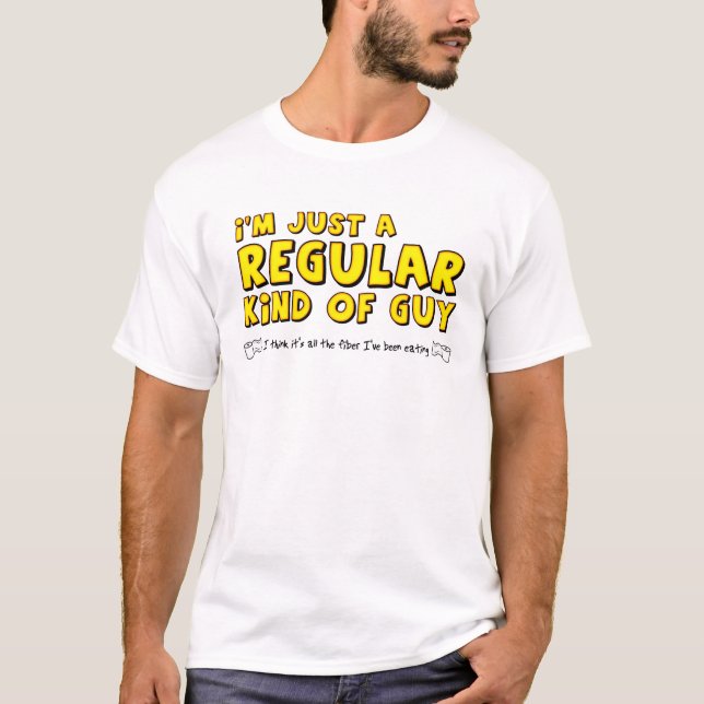 Regelmäßige Art von Typ Funny Shirt Spaß (Vorderseite)