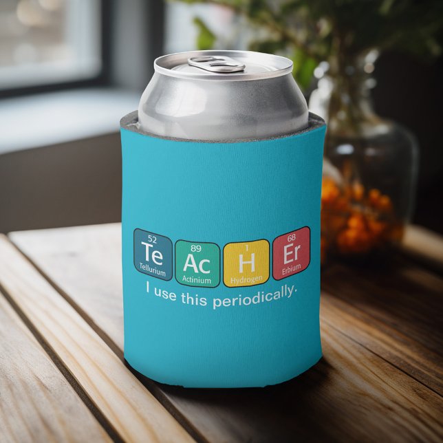 Regelmäßige Schreibweise von Tabellenelementen Dosenkühler (Celebrate with a personalized can cooler - add your name or monogram. Great party favor or gift)