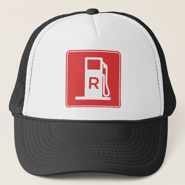 Regelmäßiger Tankstelle-Hut Truckerkappe (Vorderseite)