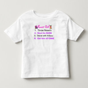 Regeln für ein Shirt für Kleinkinder