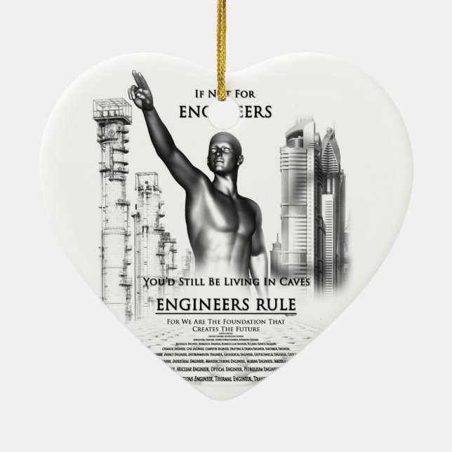 Regeln für Ingenieure Keramikornament (Hinten)