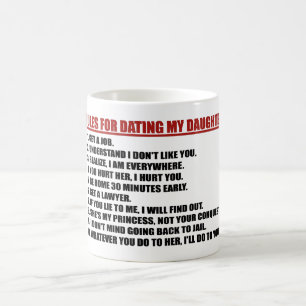 Regeln für verabredeten meine Tochter-Kaffee-Tass Kaffeetasse
