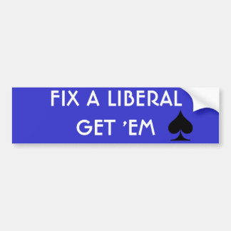REGELN Sie ein LIBERALGET sie SPATEN Autoaufkleber