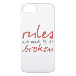 Regeln werden als gebrochen iPhone 7 Fall gemacht Case-Mate iPhone Hülle