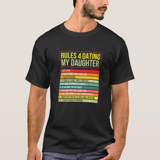 Regeln zum Verabred von grafischen Coolen Designs  T-Shirt (Vorderseite)