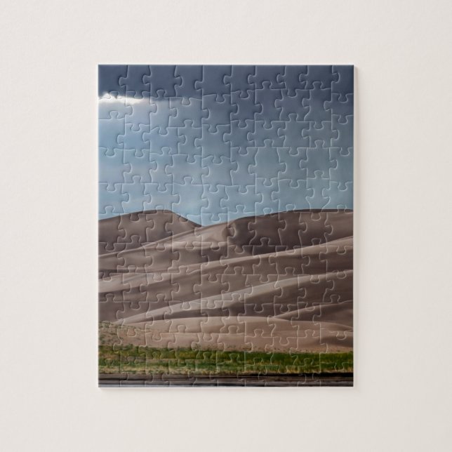 Regen auf den großen Sanddünen (Vertikal)