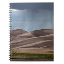 Regen auf den großen Sanddünen