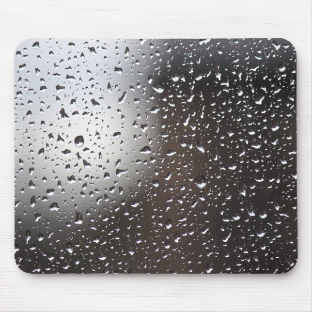 Regen auf einem Fenster Mousepad (Vorne)