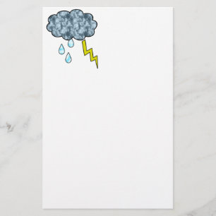 Regen Briefpapier
