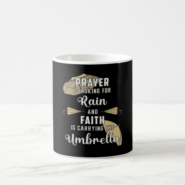 Regen Cloud Umbrella Wetter Raindrop Rainy Geschen Kaffeetasse (Mittel)