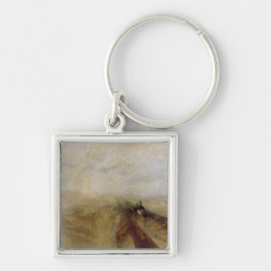 Regen-Dampf Josephs Mallord William Turner   und Schlüsselanhänger