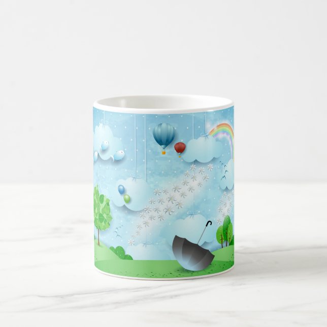 Regen der Blume Kaffeetasse (Mittel)
