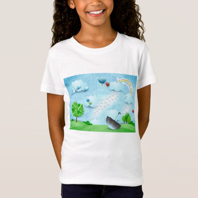 Regen der Blume T-Shirt (Vorderseite)