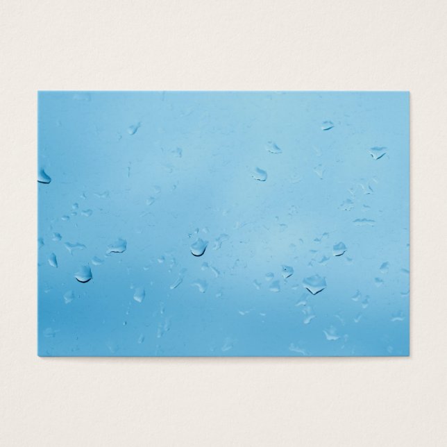 Regen fällt auf das Fenster (Vorderseite)