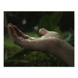 Regen Fotodruck