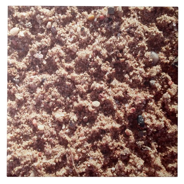 Regen Grubiger Sand Fliese (Vorderseite)